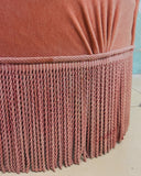 SOLD - Boudoir fauteuil oud-roze