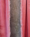 Oud-roze vintage gordijnen mét kwastjes