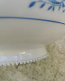 Set van 2 hanglampen, wit/blauw