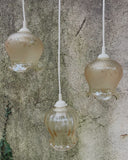 Set van 3 Franse hanglampjes, mix