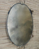 Zilverkleurig dienblad op pootjes