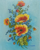 Handgeschilderd Frans schilderijtje