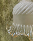 Frans hanglampje, melkglas wit