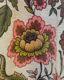 Prachtige gebloemde vintage gordijnen
