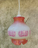 Hanglampje wit/roze