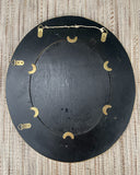 Handbeschilderde wandspiegel bloemen