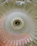 Frans hanglampje, melkglas wit