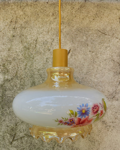 Hanglamp met bloemen