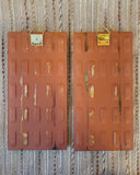 Set van 2 vintage tegeltjes, vogels