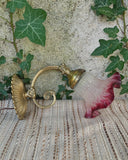 Wandlampje brocante, geklokt