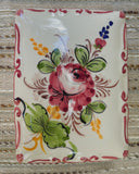 Porselein (sieraden) doosje met bloemen