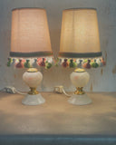 Set van 2 Franse vintage tafellampjes