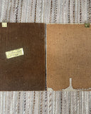 Set van 2 handgeschilderde schilderijtjes