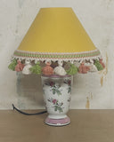 Vintage tafellampje ‘rose’