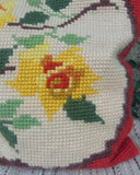 Needlepoint kussen, krokus