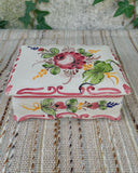 Porselein (sieraden) doosje met bloemen