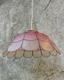 Hanglampje roze parelmoer