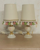 Set van 2 Franse vintage tafellampjes