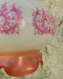 Hanglampje wit/roze