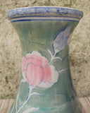 Set van 2 pastel bloemen vazen