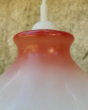 Hanglampje wit/roze