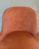 SOLD - Oud-roze boudoir fauteuil