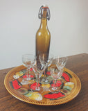 Ronde vintage schaal