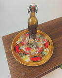 Ronde vintage schaal