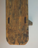 Vintage houten 'halbank'
