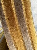 Goud gestreept boudoir fauteuiltje (per stuk)