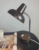 Stoere bruine bureaulamp
