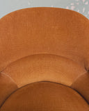 SOLD - Set van 2 cognac boudoir fauteuils