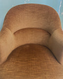 Goud/bruine boudoir fauteuil